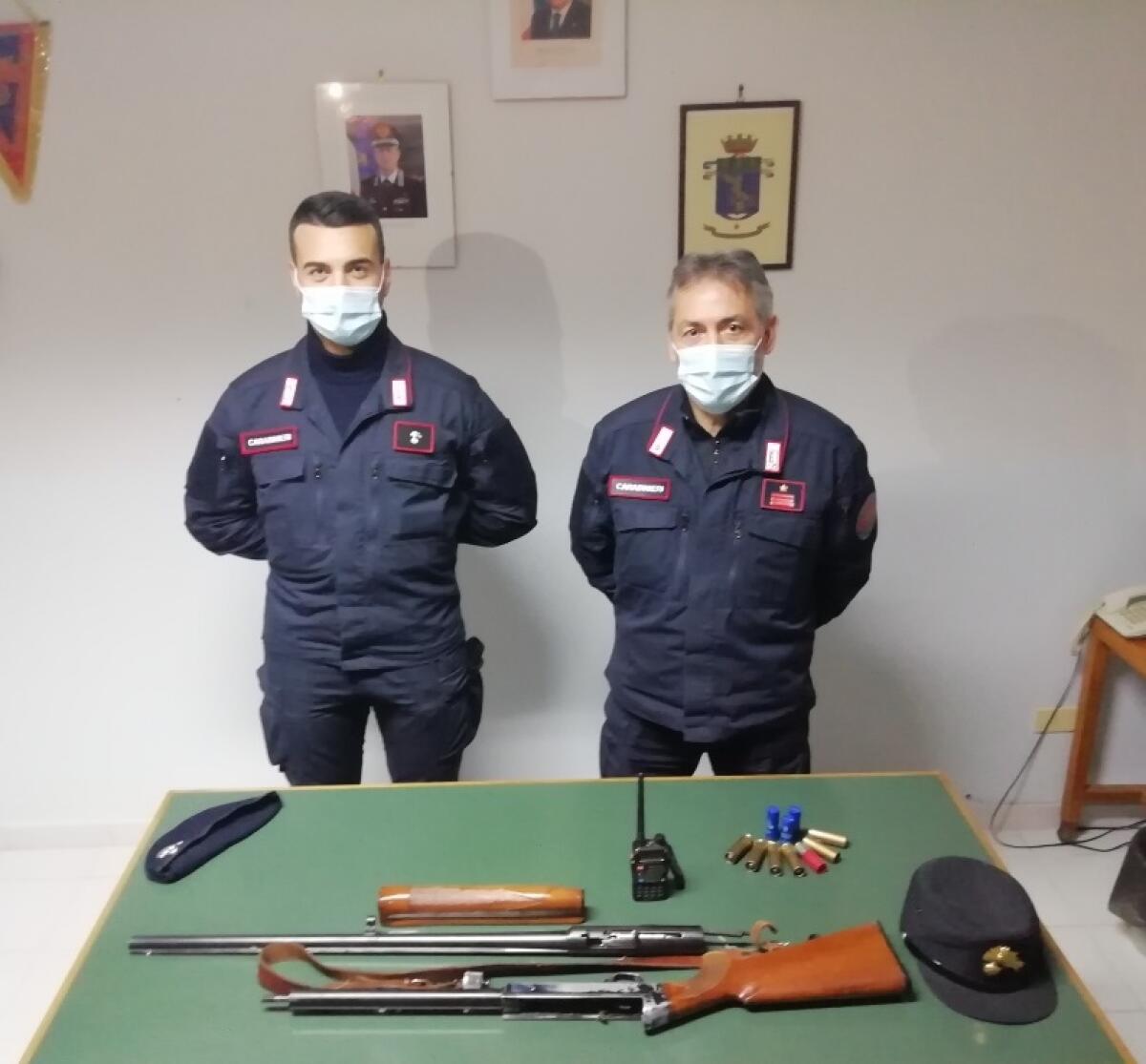 Vitulano. Fermato un bracconiere dai carabinieri forestale. - 