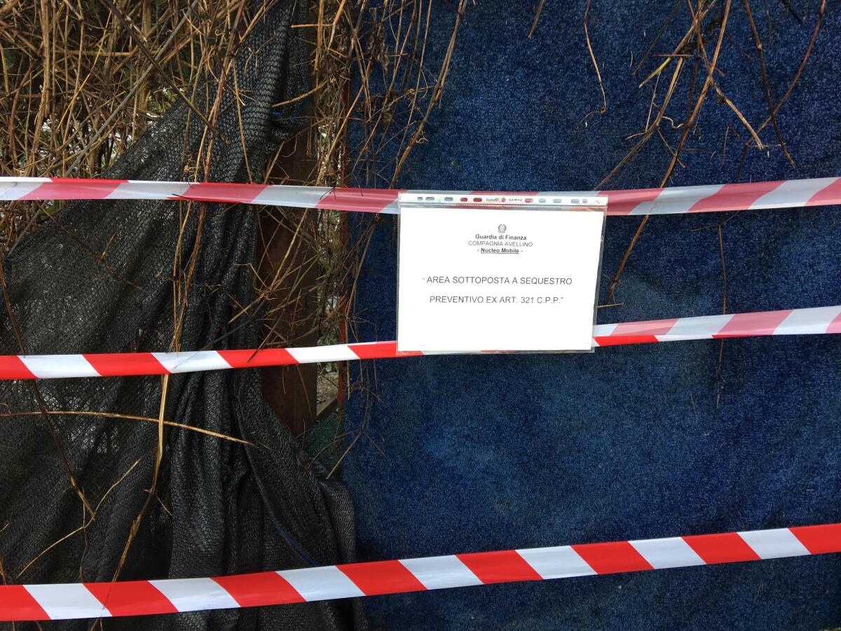 Prata Principato Ultra. Sequestrato dalla Guardia di Finanza un terreno adibito a discarica. - 
