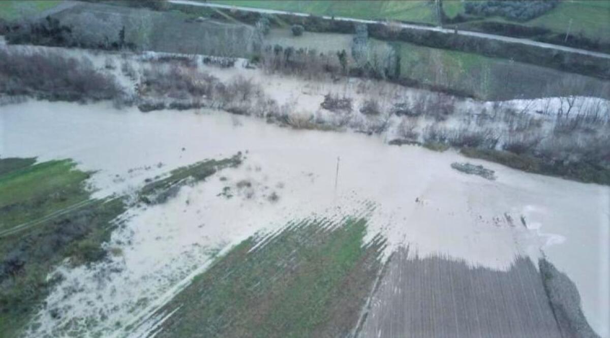Coldiretti Benevento, Calore straripa a Ponte Valentino. - 