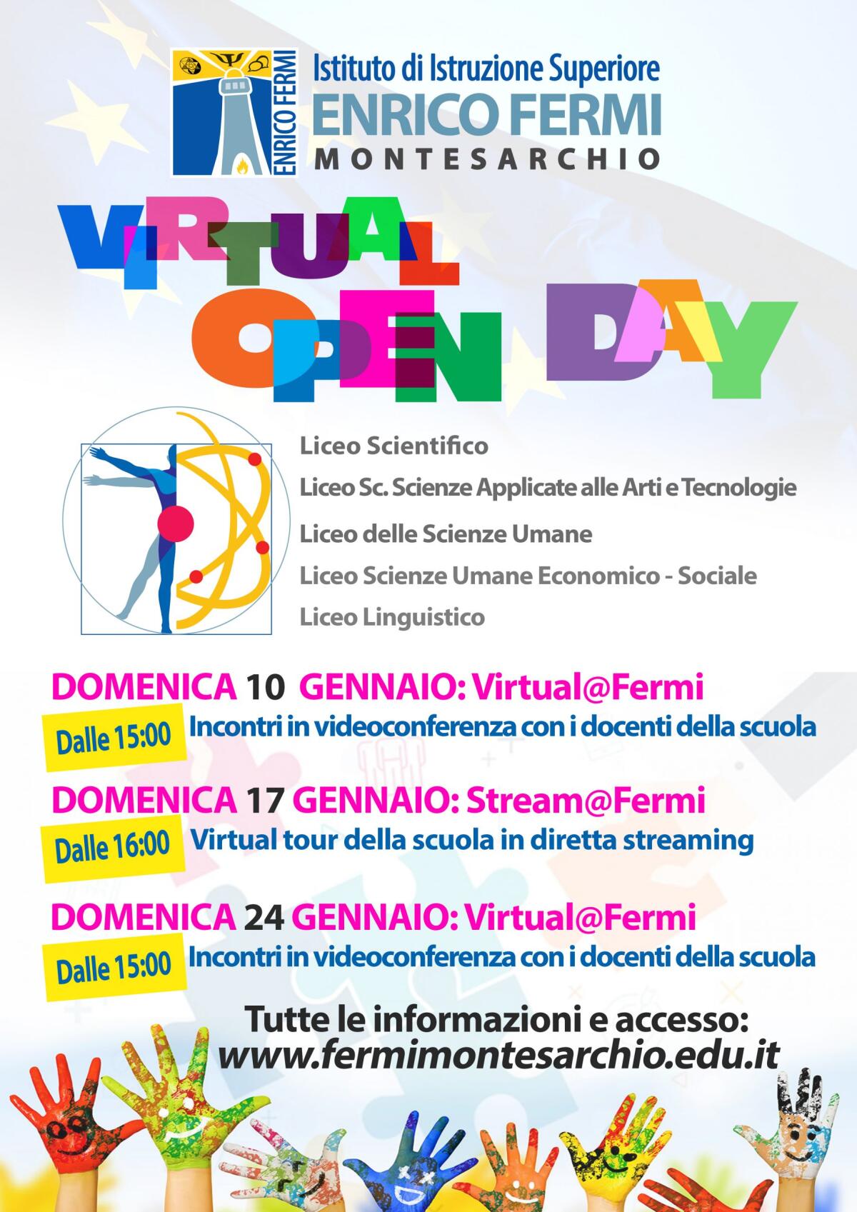 10-17-24 Gennaio - Virtual Open Day al Fermi di Montesarchio - 