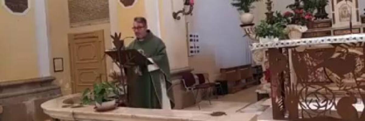 Don Francesco Collarile si scusa:  forse non ho trovato le parole giuste nella mia omelia - 