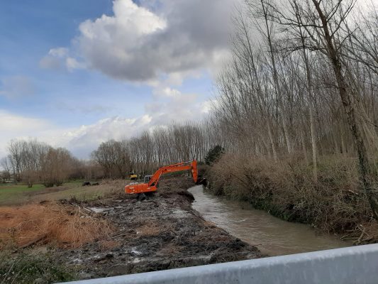 Cervinara. Torrente Carmignano sopralluogo Genio Civile. Iniziati i lavori
