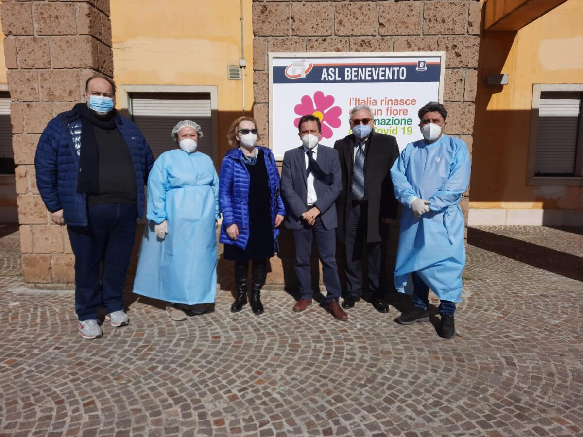 Sant'Agata de' Goti. Inizio vaccinazioni anticovid per gli ultra ottantenni. - 