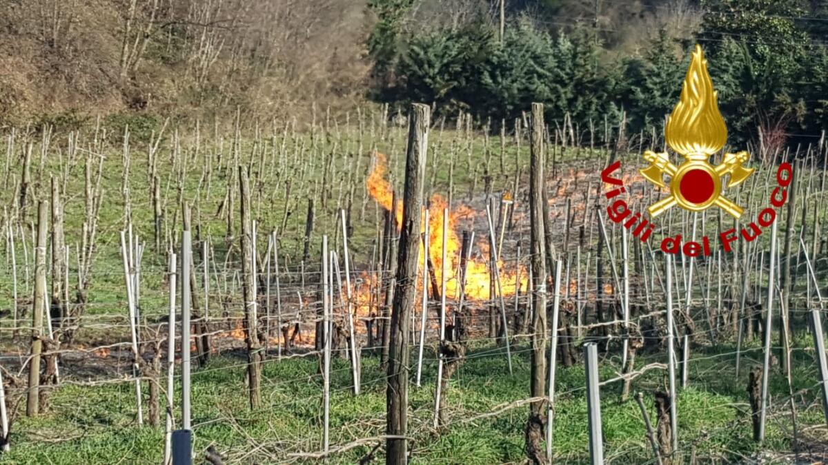 Montefredane. Incendio dovuto ad una perdita di gas metano - 