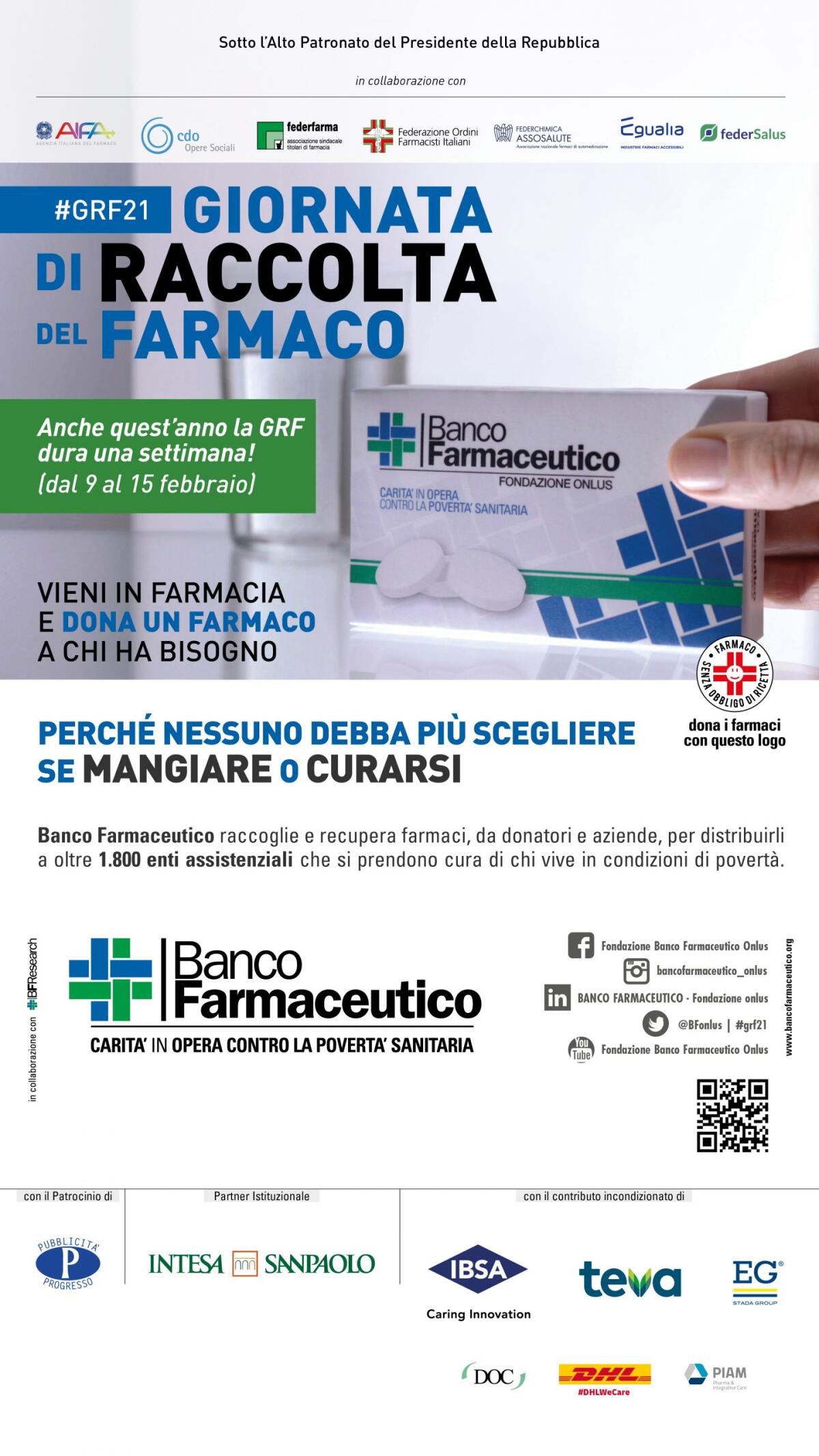 Benevento. Da domani al via la Giornata di Raccolta del Farmaco - 
