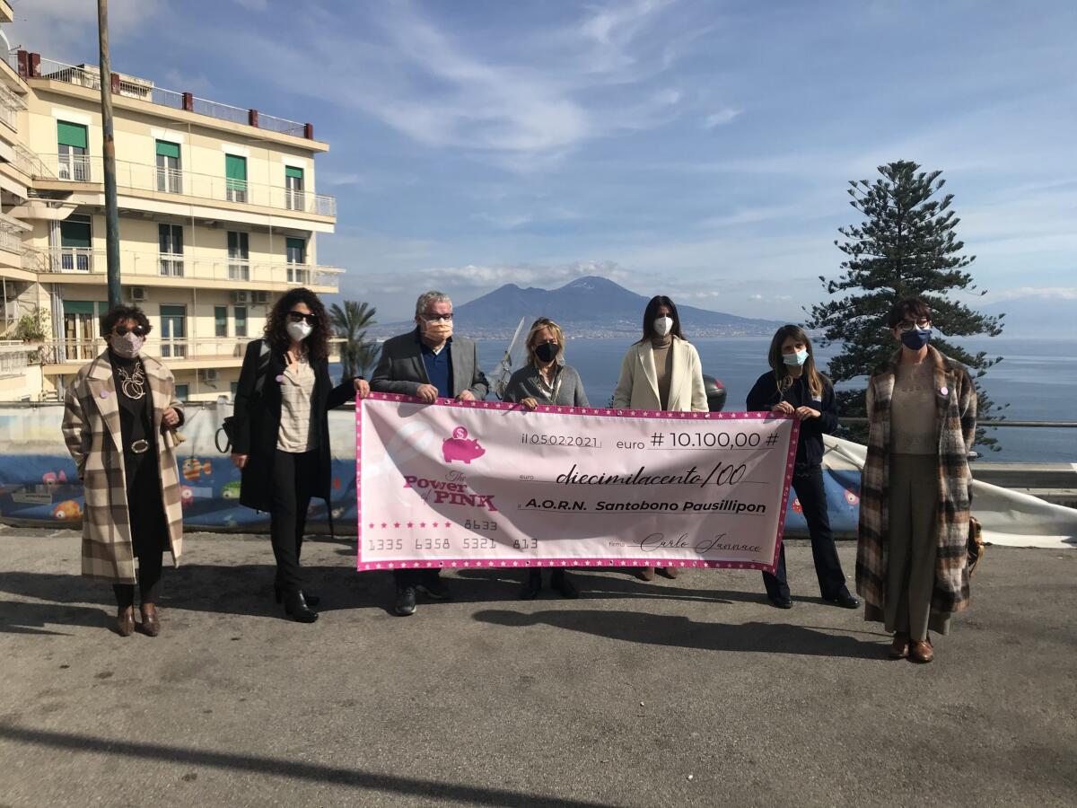 Sette Passi per il Sorriso, consegnata la donazione al Pausillipon. - 