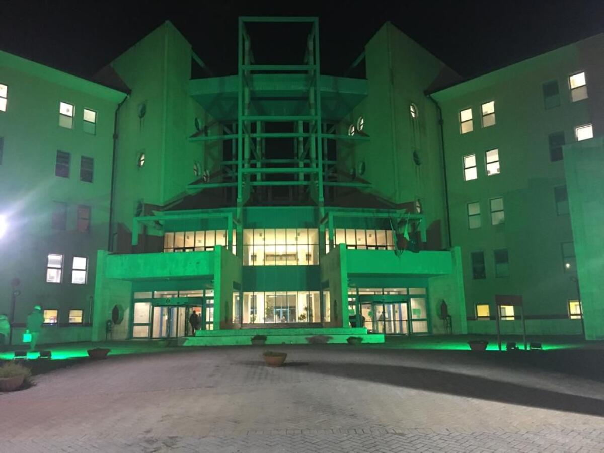 Giornata del Malato: la Città ospedaliera di Avellino illuminata di verde - 