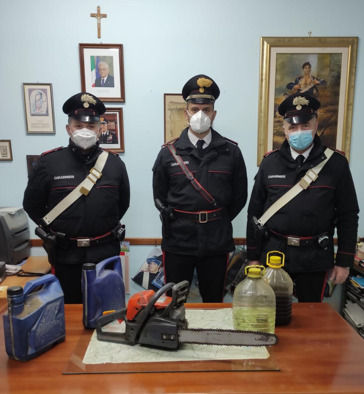 Arpaia. Arrestato un 48 enne per furto di legna - 
