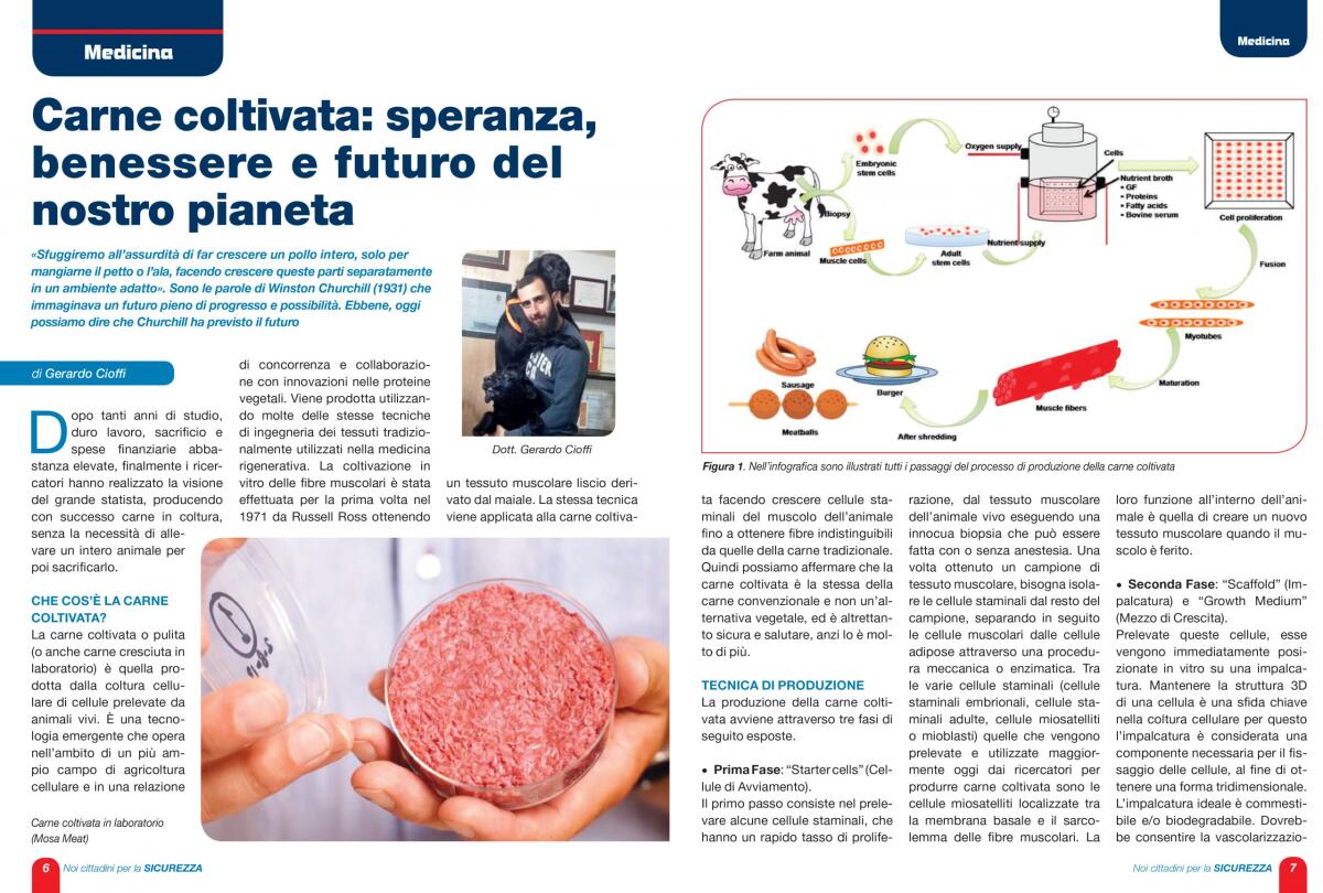 “Carne Coltivata: Speranza, Benessere e Futuro del nostro pianeta” - 