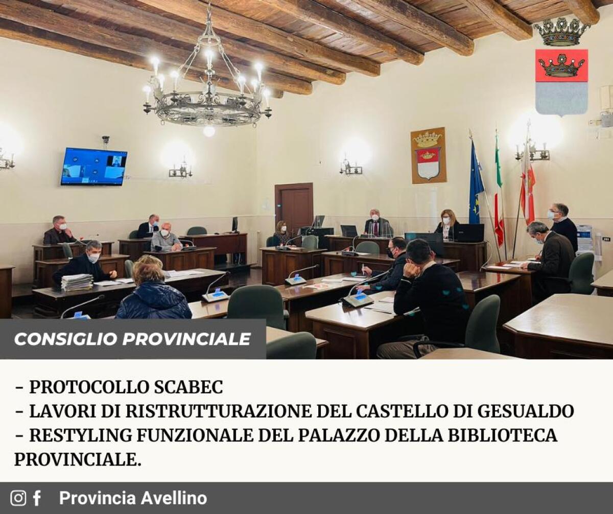 Via libera dal Consiglio Provinciale di Avellino all’Accordo di Valorizzazione proposto da Scabec Spa - 