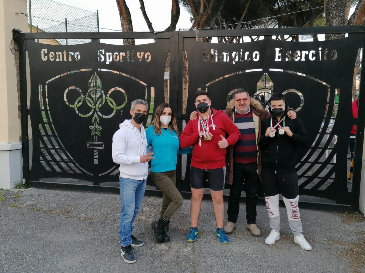 Gli atleti caudini dell'ASD Natural di Cervinara, ai campionati Italiani Under17. - 