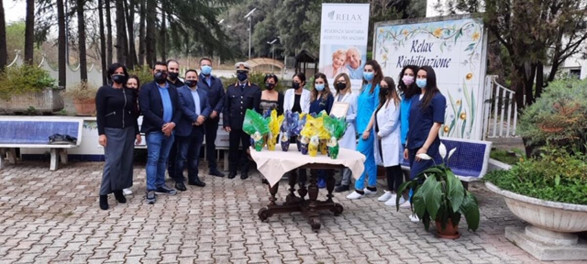 Consegnate 150 uova di Pasqua ai giovanissimi in cura presso il Centro Medico Relax di Telese Terme - 