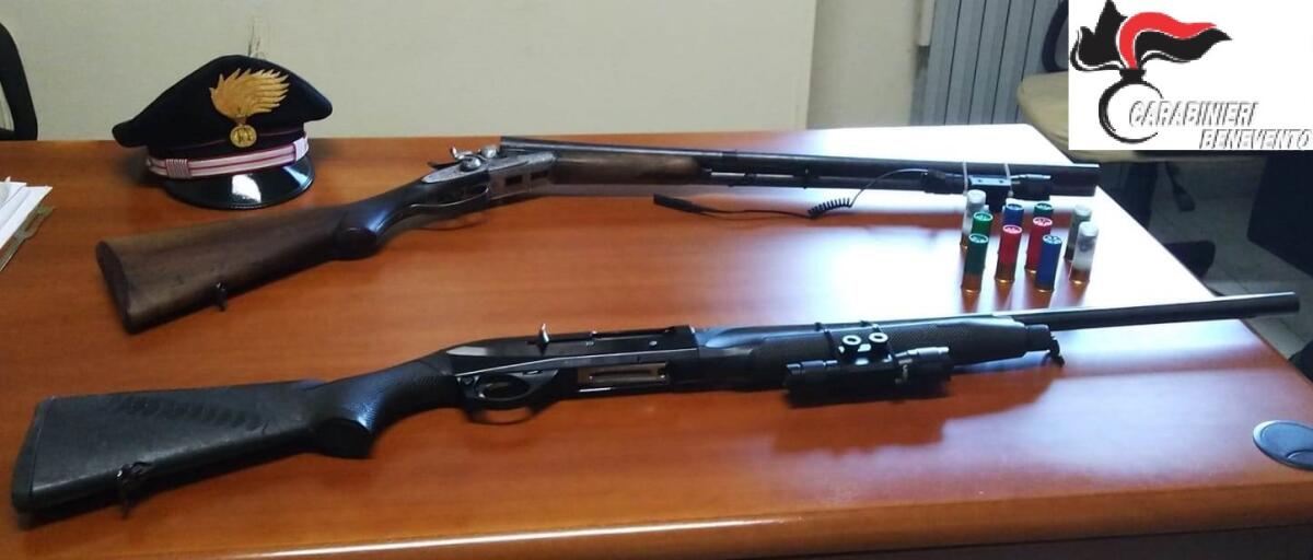 Sant'Agata dei Goti. Arrestato un 32 enne, aveva un fucile con matricola abrasa. - 