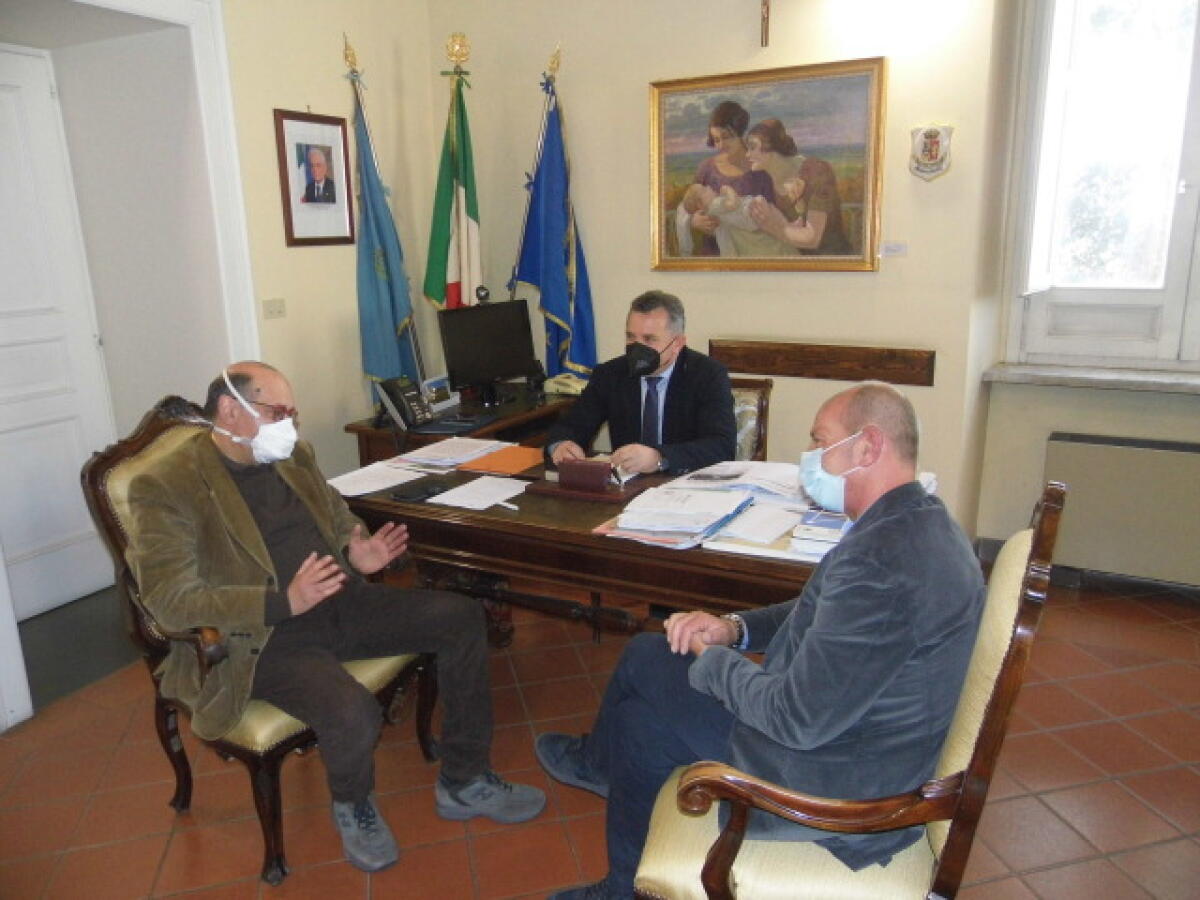 Incontro tra il Presidente Di Maria e il delegato Errico per l'Alta Velocità Napoli-Bari. - 