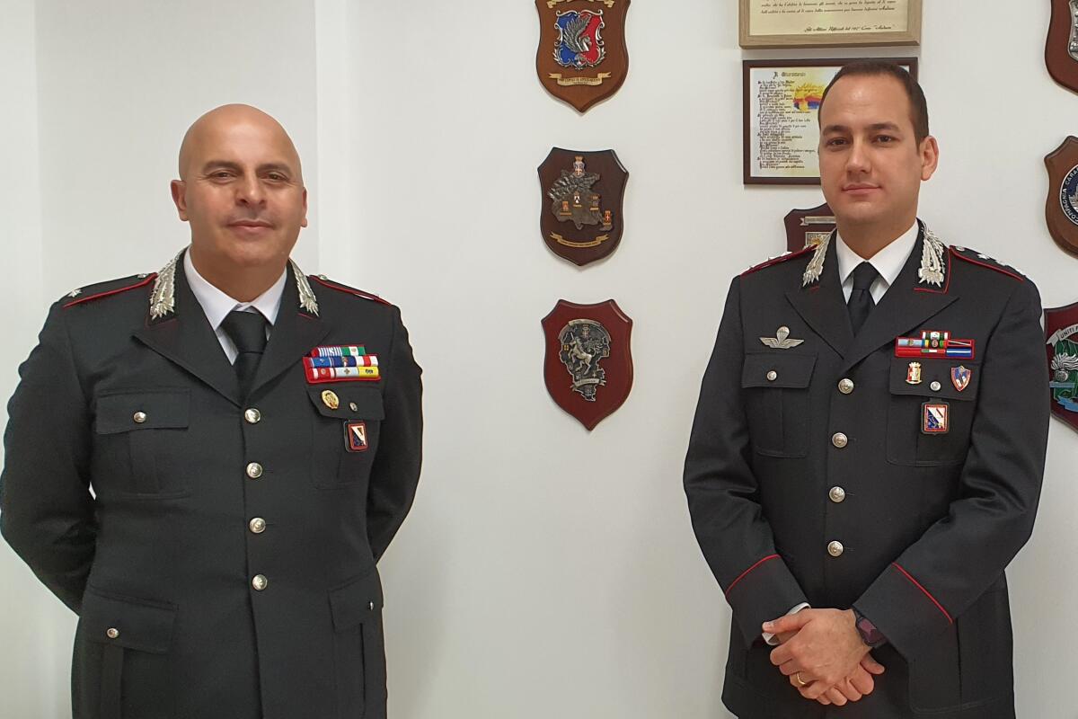 Il Sottotenente Francesco Caterino nuovo Comandante sezione operativa Compagnia Carabinieri Avellino. - 