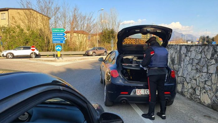 Covid. Intensificati in Irpinia i controlli dei Carabinieri.