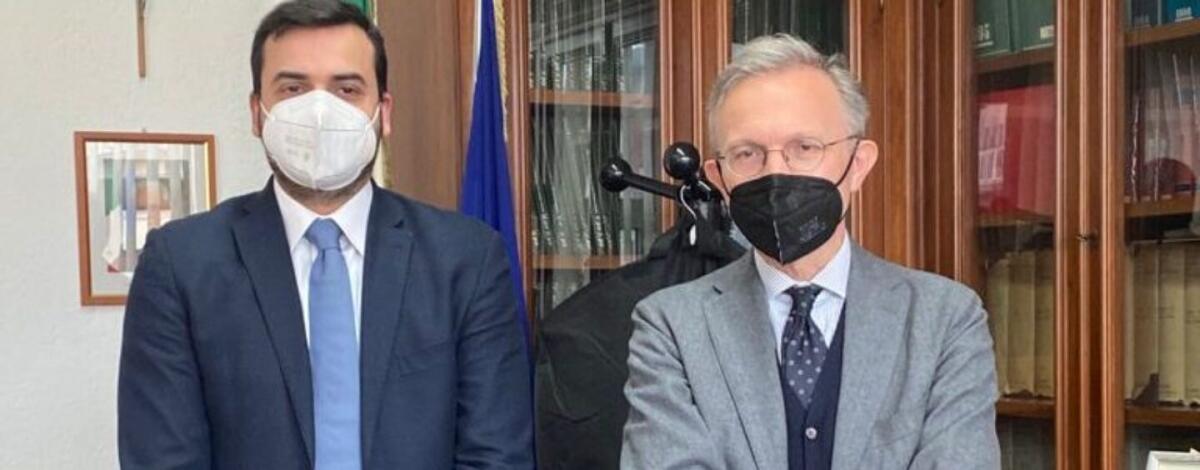 Il Sottosegretario all’Interno Carlo Sibilia,  ha incontrato il Procuratore Airoma - 