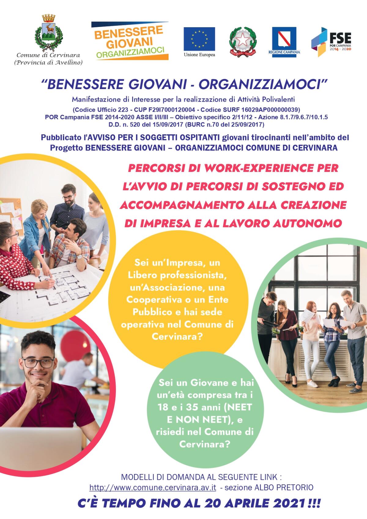 Avviato l’iter per i tirocini formativi per 15 giovani. Pubblicato l’avviso per i soggetti ospitanti - 
