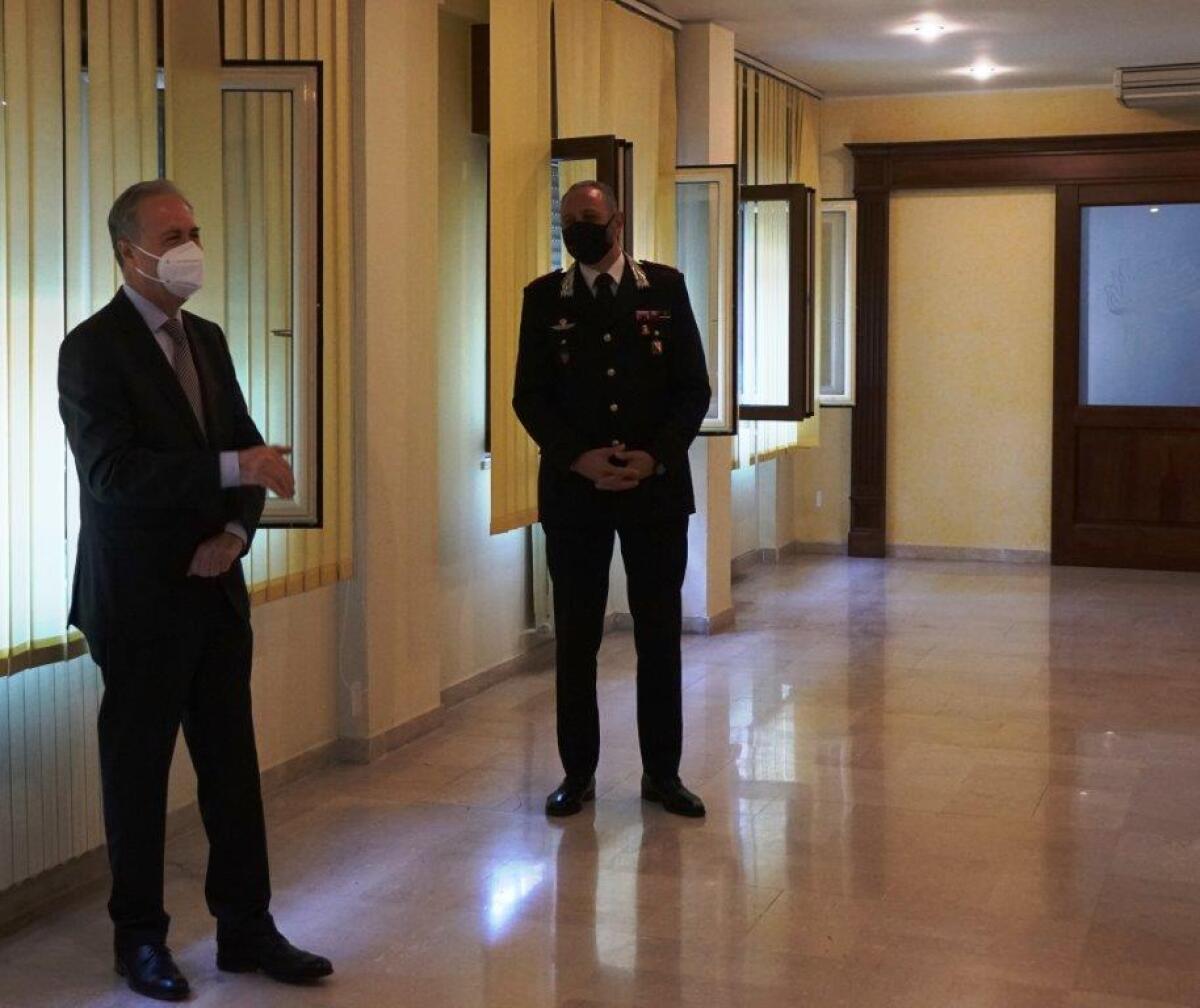 Visita Prefetto di BN al Comando Provinciale CC - 