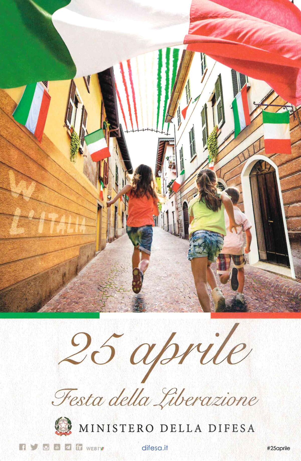 25 Aprile "76° Anniversario della Liberazione d'Italia" - 