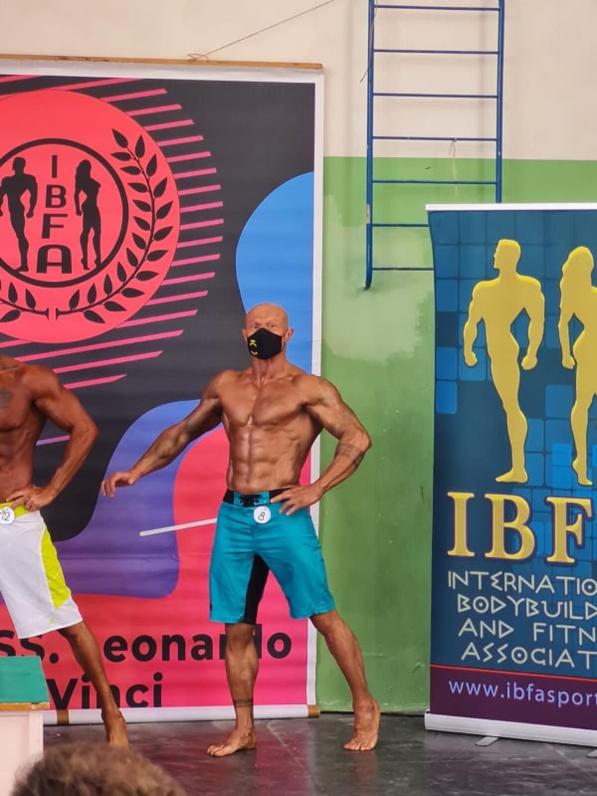 Pasquale Lombardi sul gradino più alto del podio del Gran Prix Biagio Filizola - 