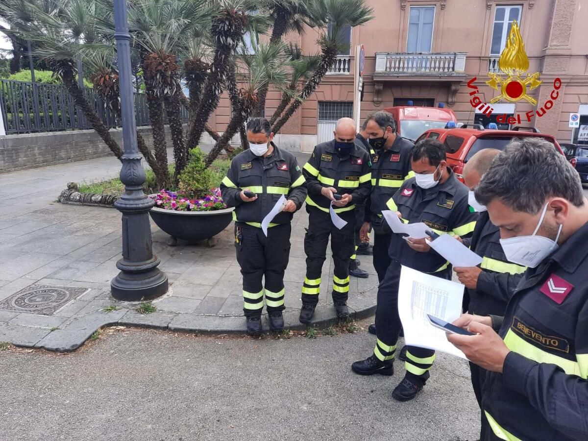 Si è svolto nella sede del comando provinciale Vigili del fuoco di Benevento il corso TAS - 