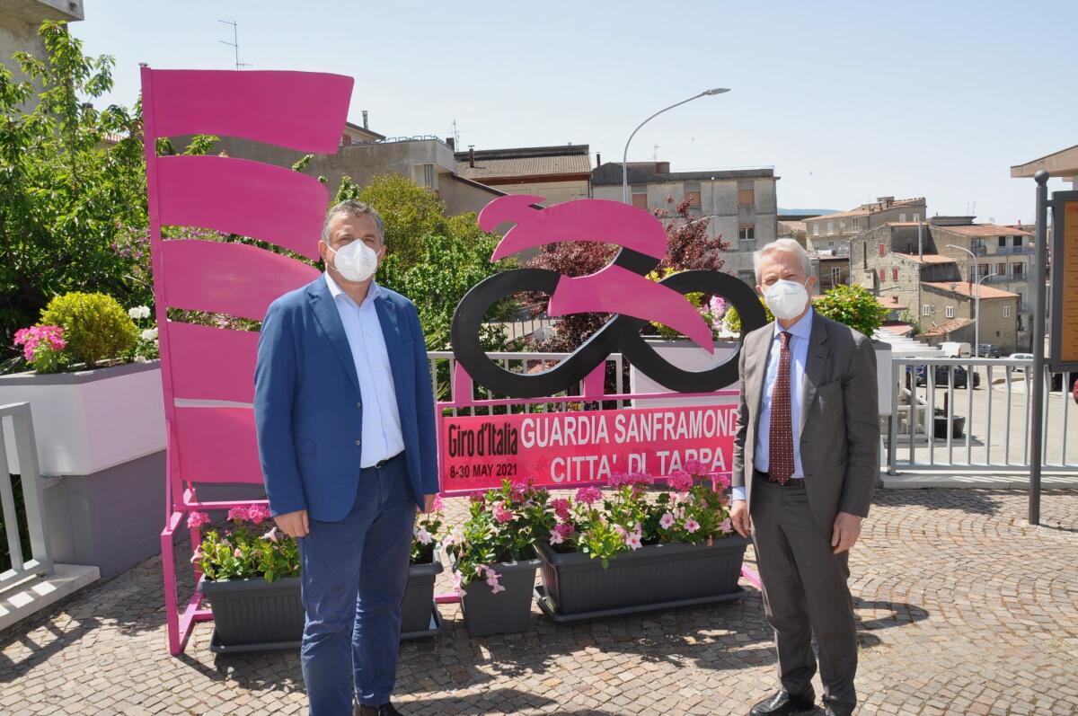 Sopralluogo sulle strade della 8a tappa del Giro d'Italia - 