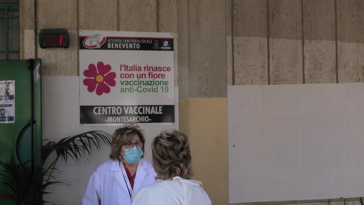 Montasarchio. Inaugurato hub vaccinale - 