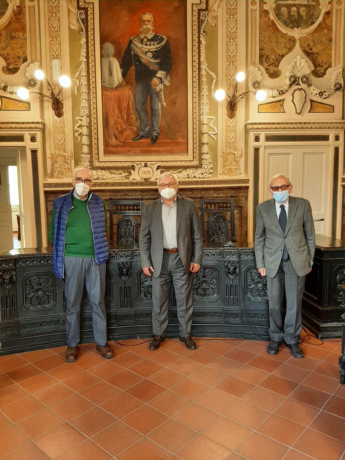 A Palazzo San Francesco la visita del console del Touring Club Italiano per Benevento. - 