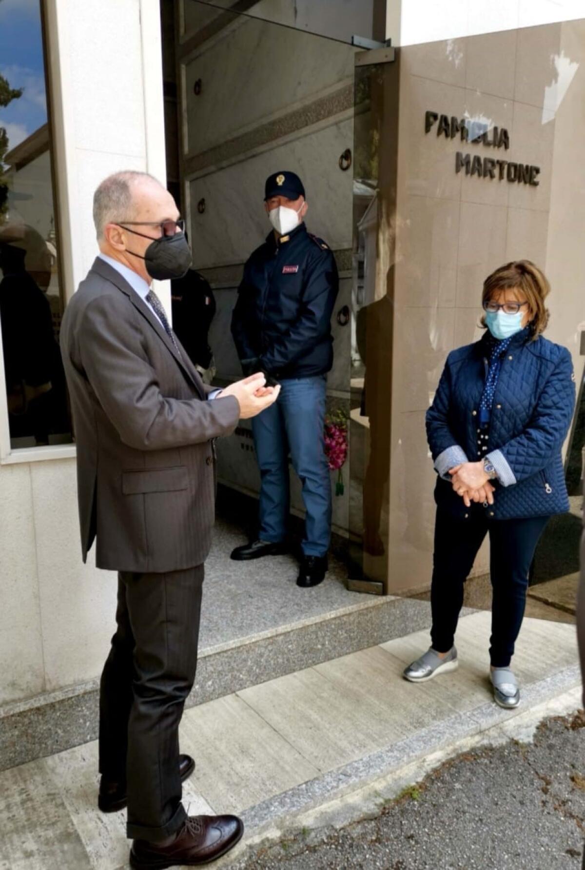 Cerimonia in commemorazione dell’agente scelto della Polizia di Stato Clemente (Dino) Martone - 