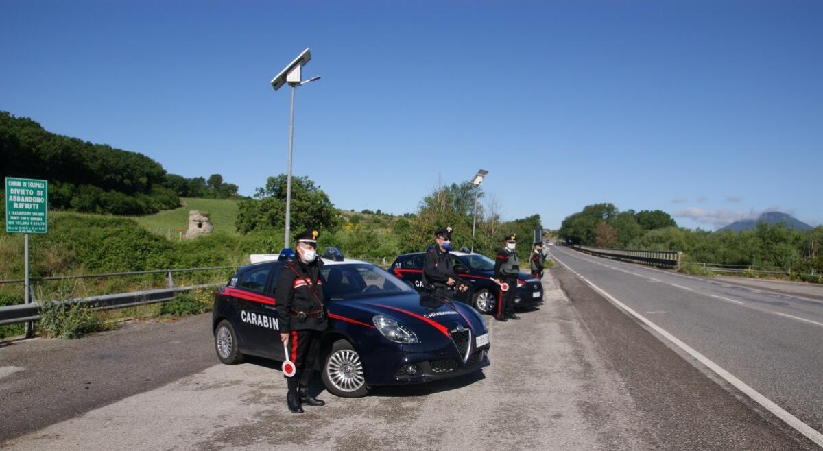 Controlli alla circolazione stradale in Valle Telesina. - 
