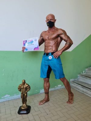 Pasquale Lombardi sul gradino più alto del podio del Gran Prix Biagio Filizola