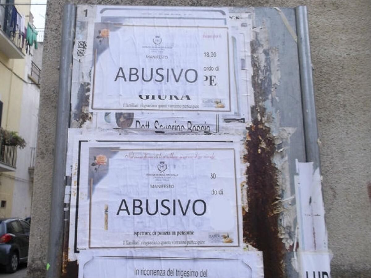 Manifesti selvaggi ovunque: facciamo qualcosa - 