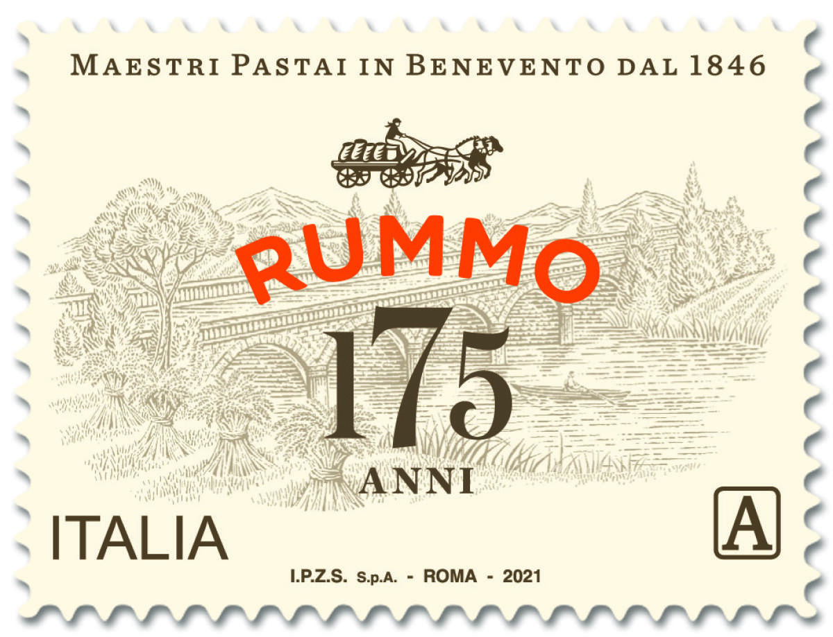 Francobollo ordinario dedicato a Rummo S.p.A, nel 175° anniversario della fondazione - 
