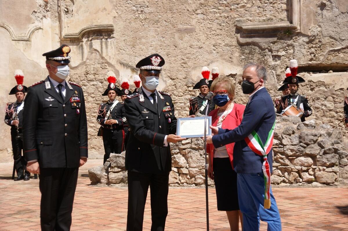 Sant'Angelo dei Lombardi. Cittadinanza Onoraria all'Arma dei Carabinieri - 