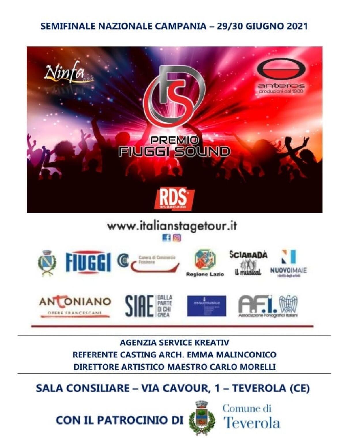 Semifinali nazionali in Campania del Premio Fiuggi Sound 2021 - 