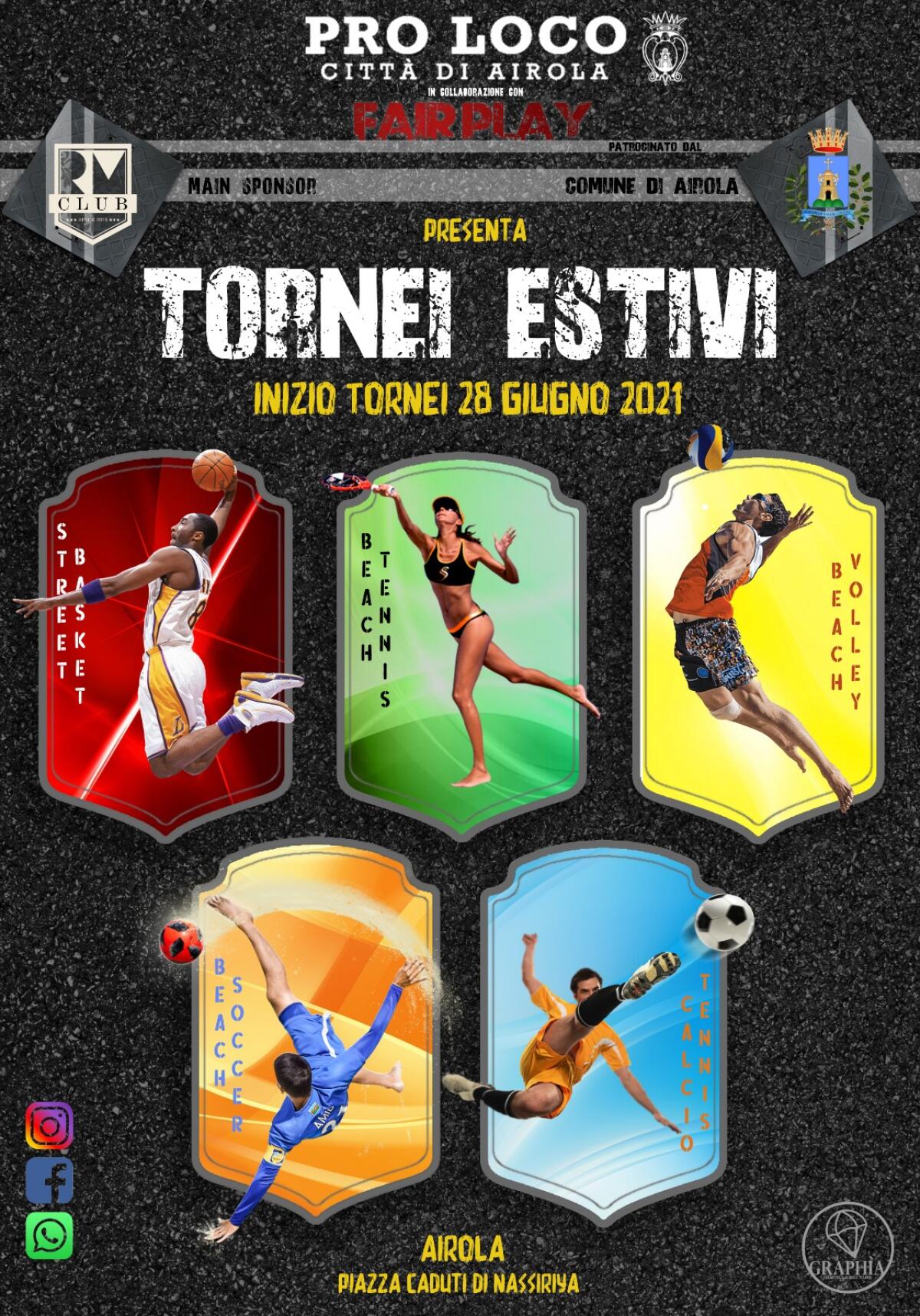Ad Airola a partire dal 28 Giugno "Tornei Estivi" - 
