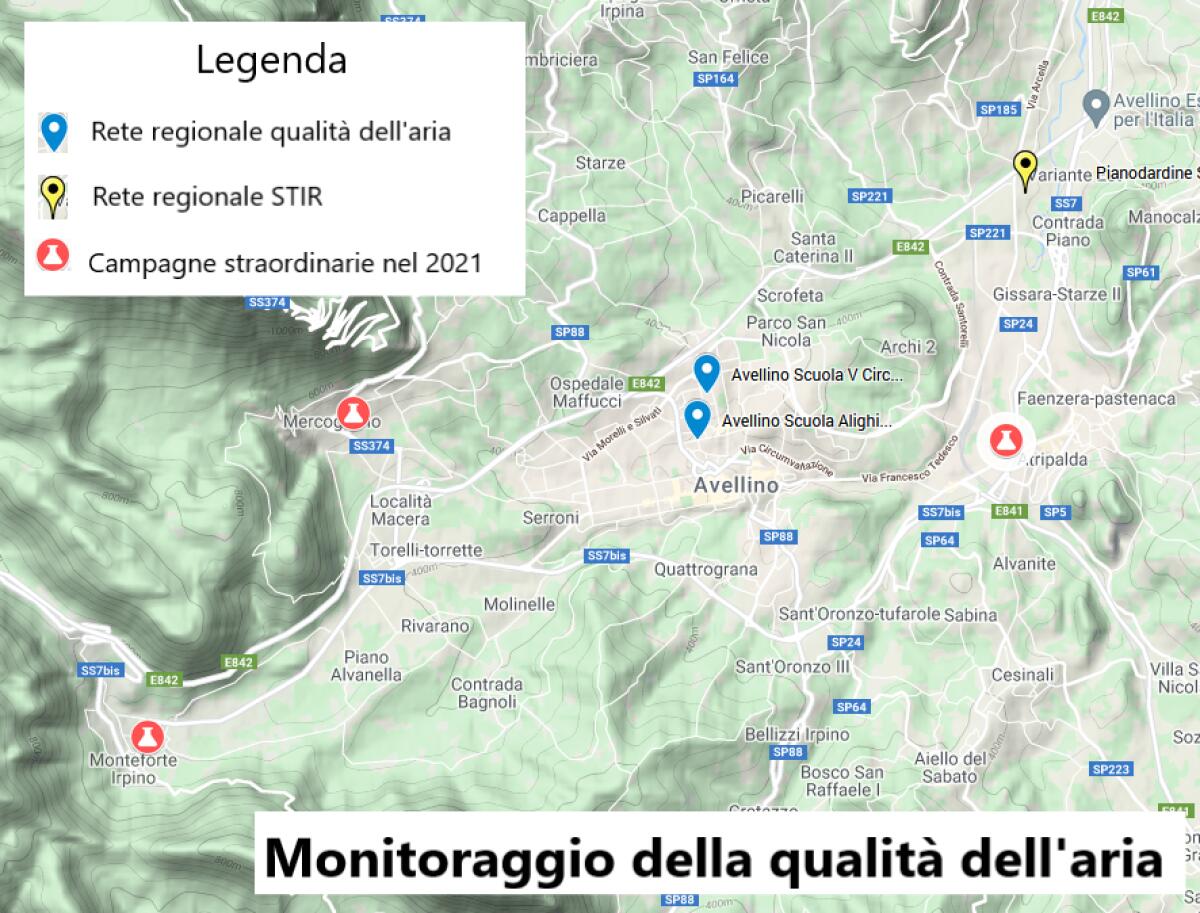 Il punto sull’inquinamento atmosferico nell’Avellinese, a Monteforte attiva nuova postazione di monitoraggio - 