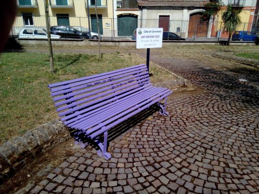 Cervinara. Questa mattina sarà inaugurata la Panchina Viola.