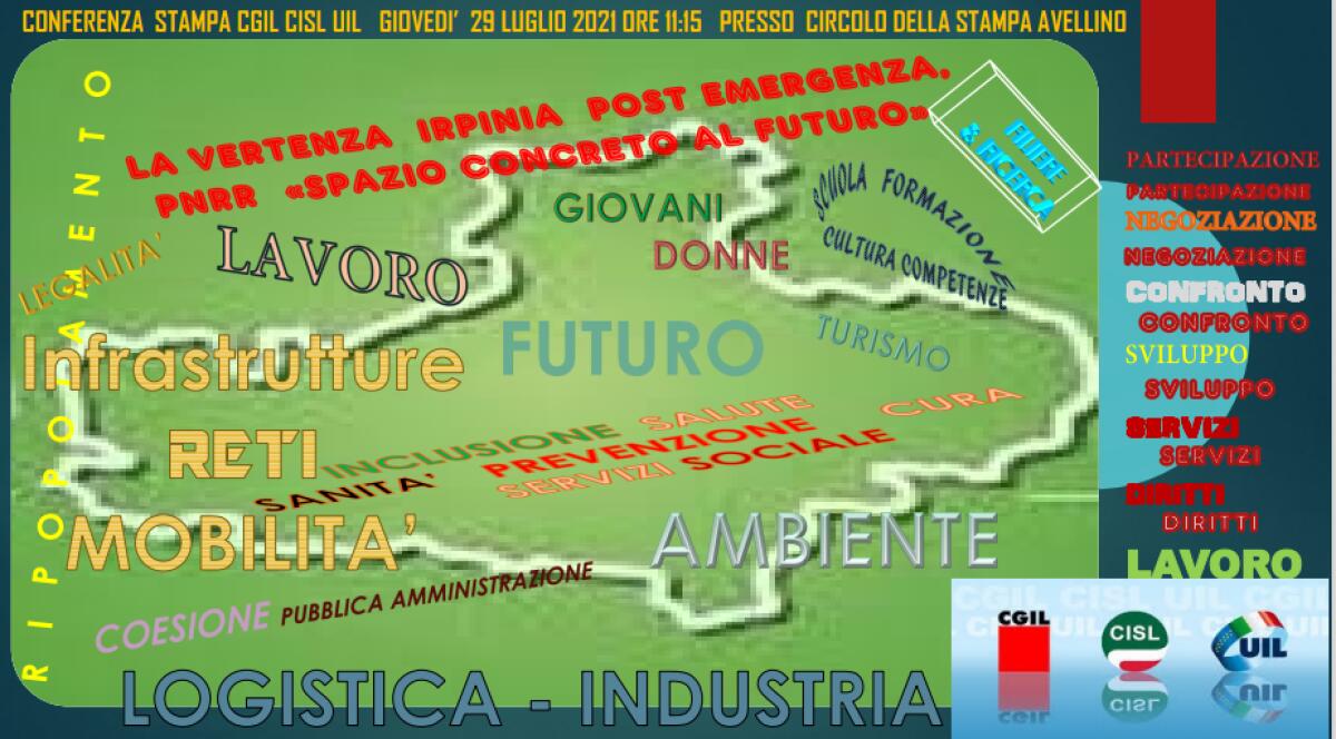 Cgil, Cisl e Uil irpine a confronto sulla vertenza Irpinia - 