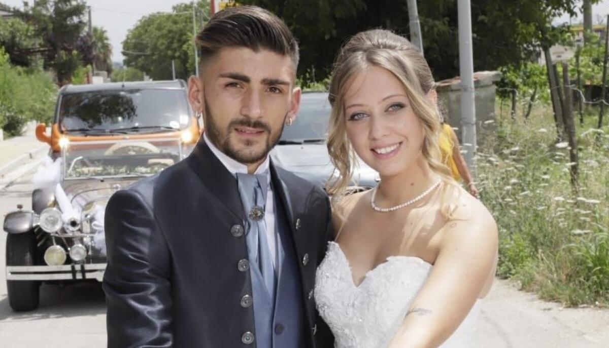 Sposi Ivan Passariello e Caterina Ferraro - 
