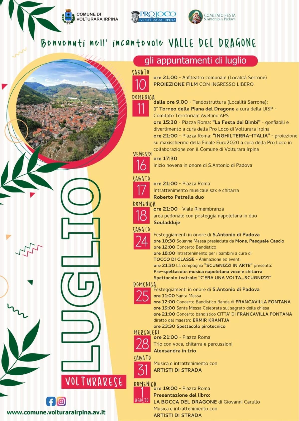 Volturara I. Presentato il calendario delle manifestazioni estive - 