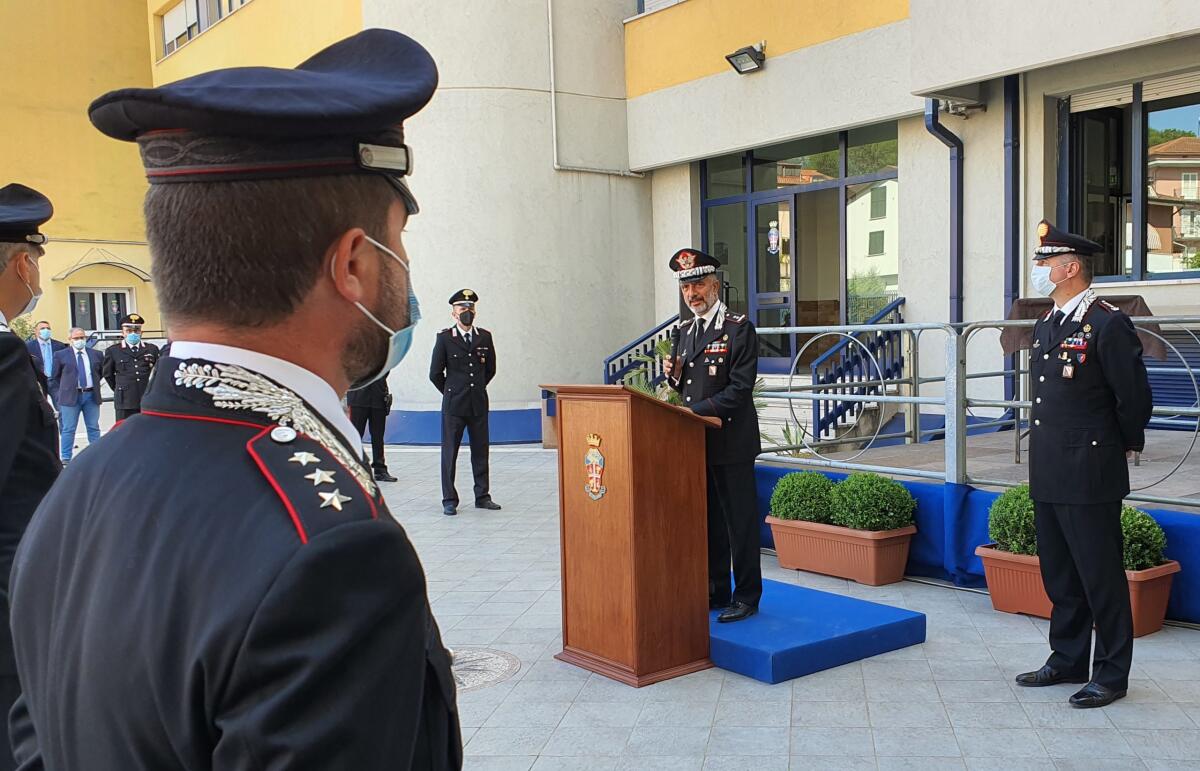 Il Generale Stefanizzi saluta il Comando Provinciale dei Carabinieri di Avellino - 