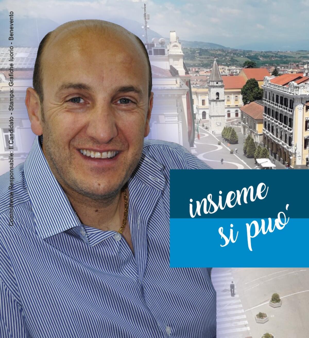 Angelo Feleppa con la lista Insieme per Benevento a sostegno di Clemente Mastella sindaco - 