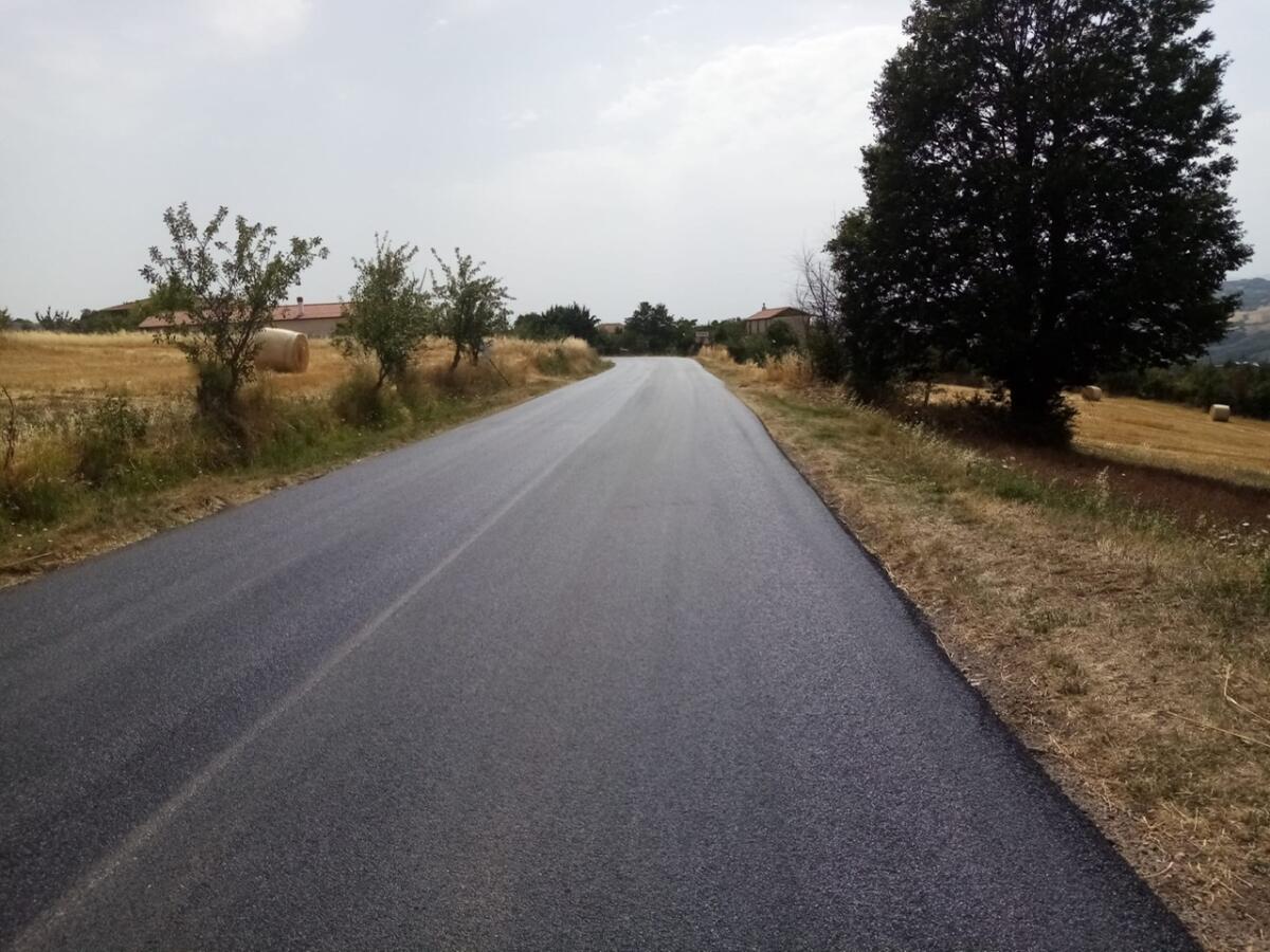 Benevento. Cantiere di lavoro sulla Strada Provinciale Franzese - 