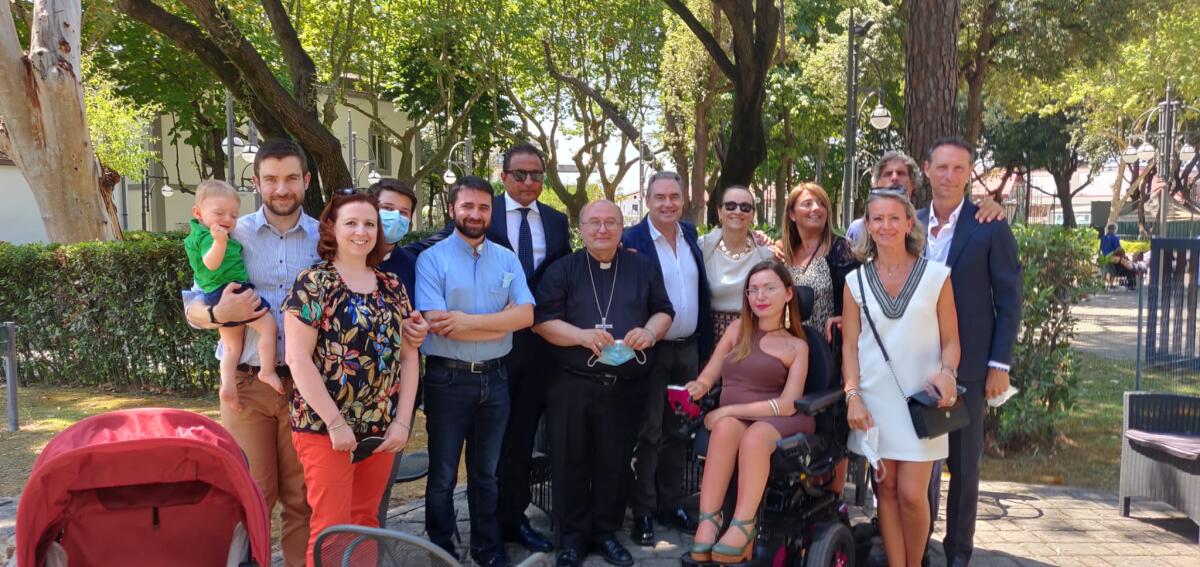 La Santa Messa celebrata nelle Terme di Telese dal Vescovo, Mons. Mazzafaro. - 