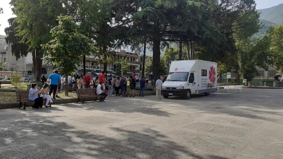 Cervinara. Open Day Vaccino in Villa Comunale - 