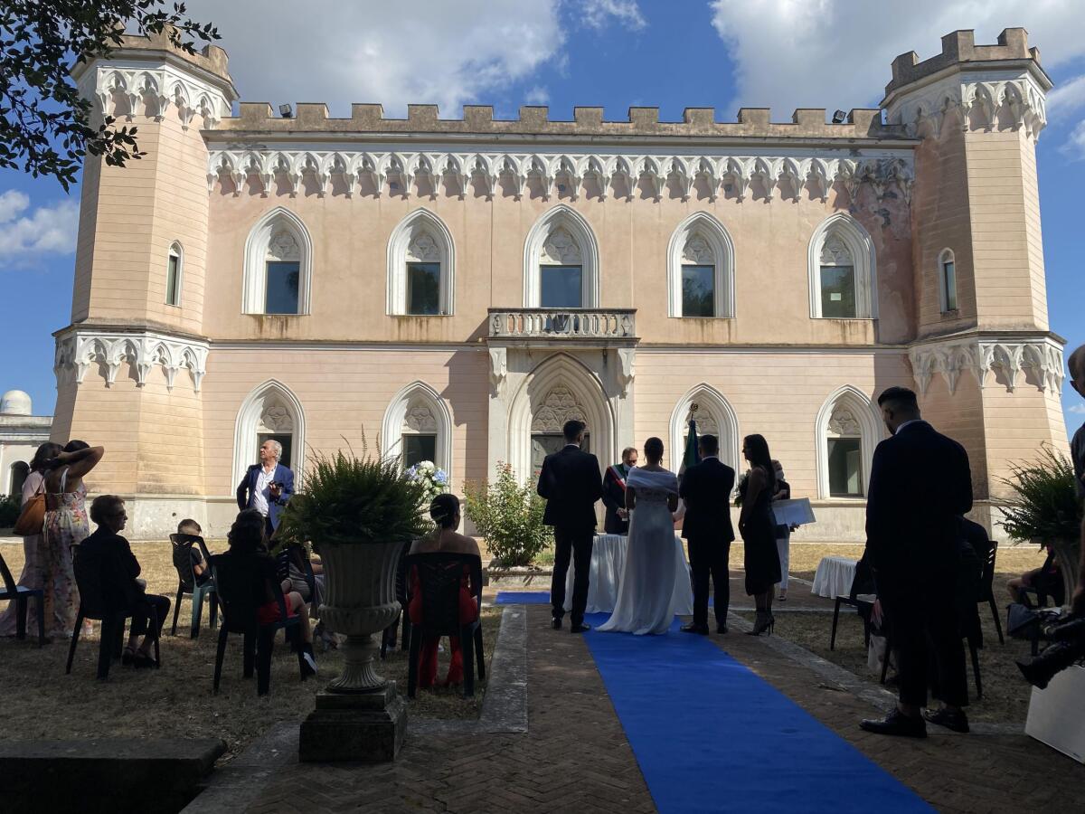 Primo matrimonio a Villa dei Papi di Benevento - 