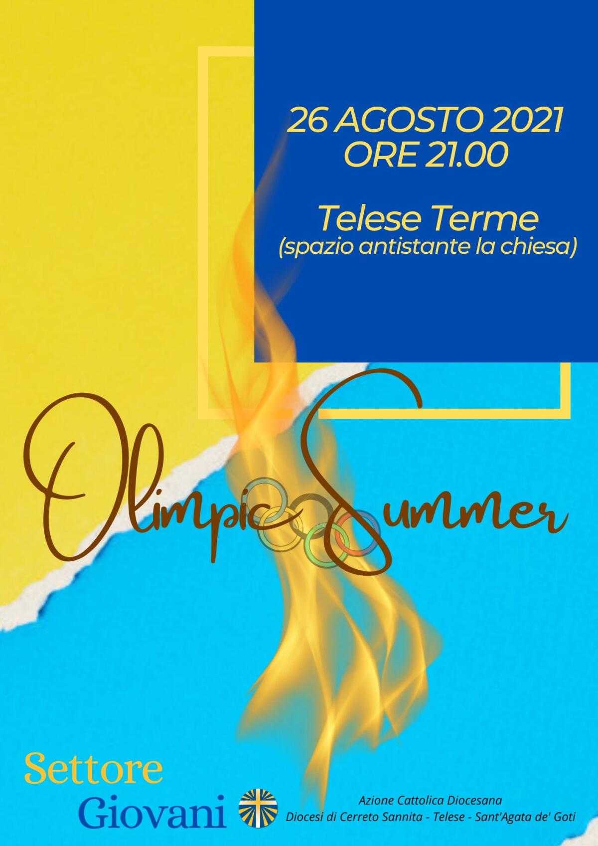 Giovani Azione Cattolica, “sfide olimpiche” giovedì 26 agosto a Telese Terme - 