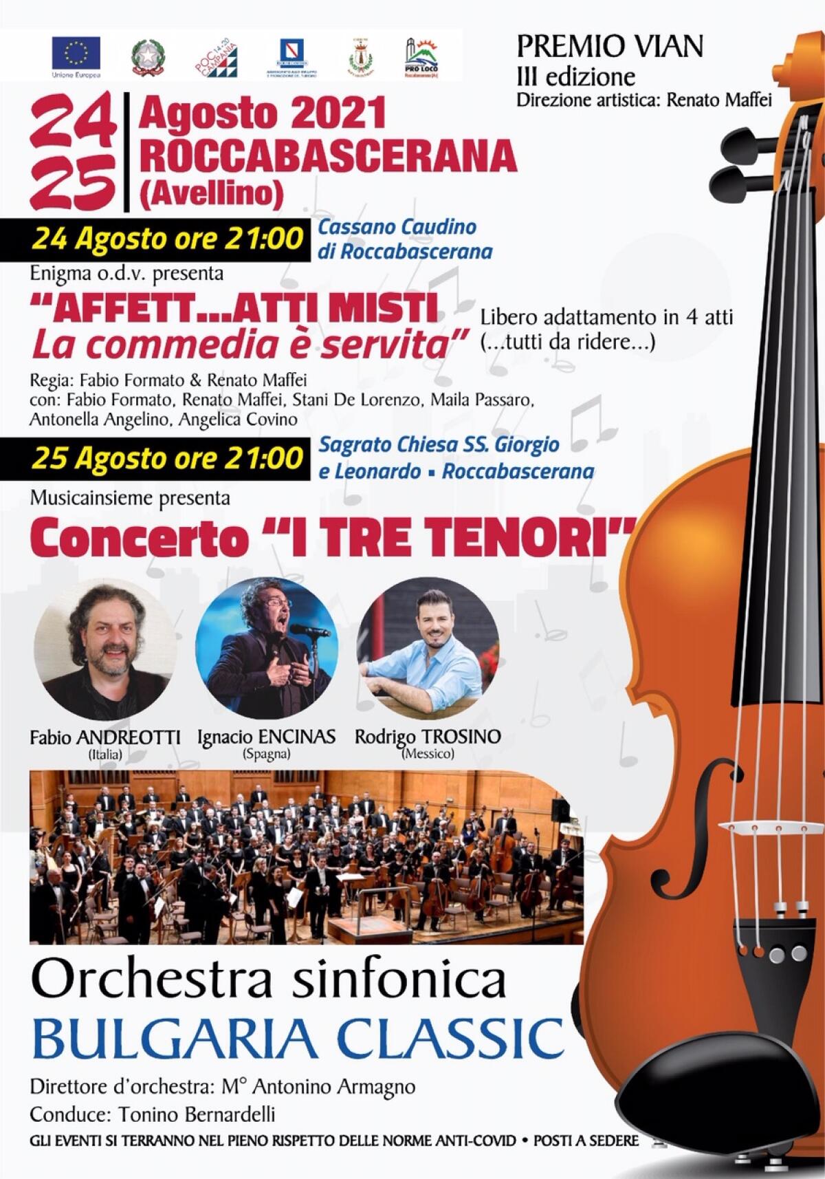 Roccabascerana. III Edizione del Premio Vian - 
